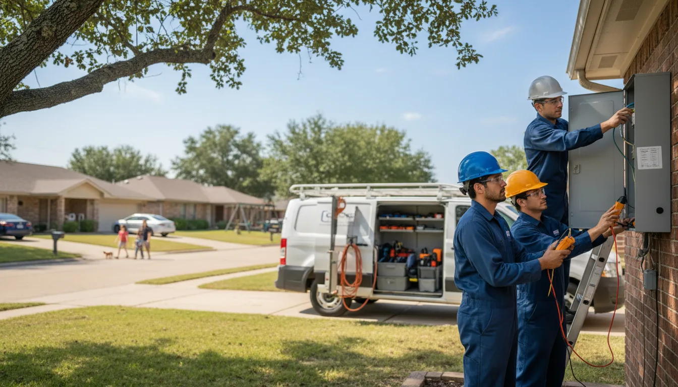 Certified electrician providing emergency electrical services in Richton, MS